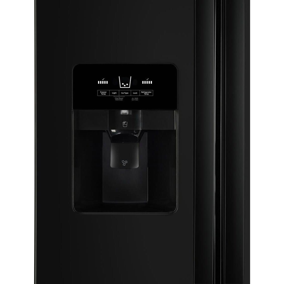 Whirlpool WRS325SDHB 36inch Wide SidebySide Refrigerator 25 cu. ft